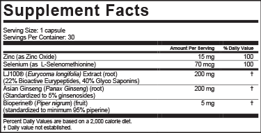 Nutritional Facts Chart for Fertility Factor 5